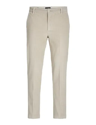 JACK & JONES Male Tapered Fit Chino Hose - Wanderhosen aus 78% Baumwolle und 20% recycelter Baumwolle, ideal für Komfort und Nachhaltigkeit bei Outdoor-Aktivitäten.