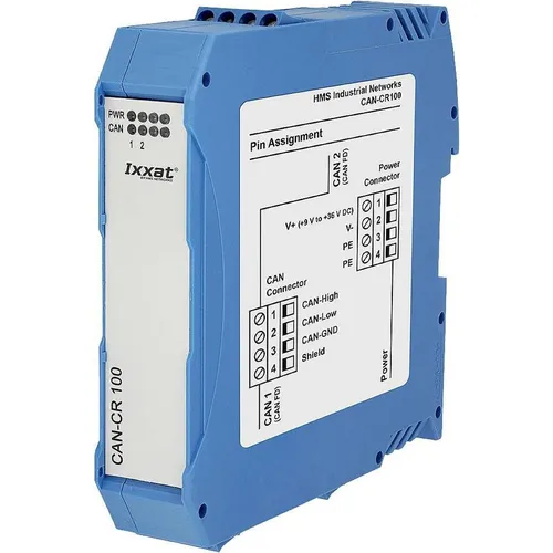 Ixxat CAN-CR100 Repeater - Schnittstellen-Module für CAN- und CAN-FD-Bus, verbessert die Belastbarkeit und Reichweite Ihrer CAN-Netzwerke.