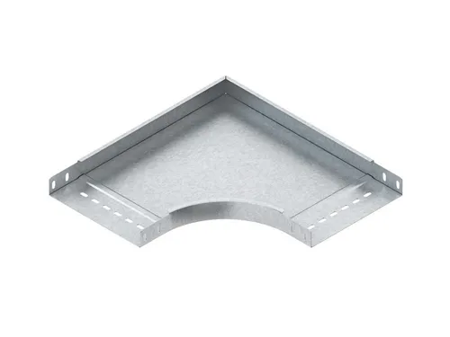 Niedax RES 35.100 Bogen für Kabelträger - Hochwertiger 90° Bogen aus bandverzinktem Stahl, ideal für stabile Kabelverlegung in engen Räumen. Robust und langlebig, für eine zuverlässige Installation.