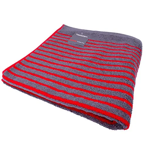 Traumschloss Handtuch »Stripes« 100% Baumwolle | flauschig weich | rot | 50x100cm