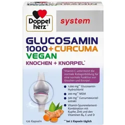 Doppelherz Glucosamin 1000+curcuma Vegan Syst.kps.