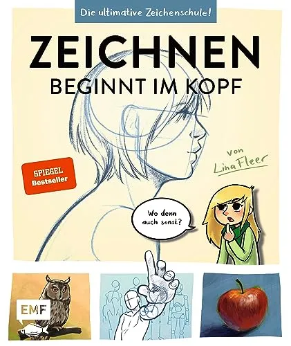 Zeichnen beginnt im Kopf – Die ultimative Zeichenschule von LinaFleer - Kommerzielles Grafikdesign, lerne kreative Zeichentechniken direkt von der YouTube-Zeichnerin LinaFleer und entwickle deine Fähigkeiten schnell.