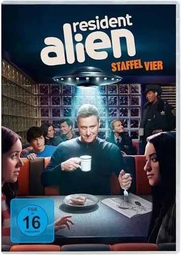 Resident Alien - Staffel 4 DVD - Vorbestellung - Erleben Sie die spannende vierte Staffel von Resident Alien auf DVD. Deutsche Originalware, ab 16 Jahren freigegeben, ideal für Filmfans und Serienliebhaber.