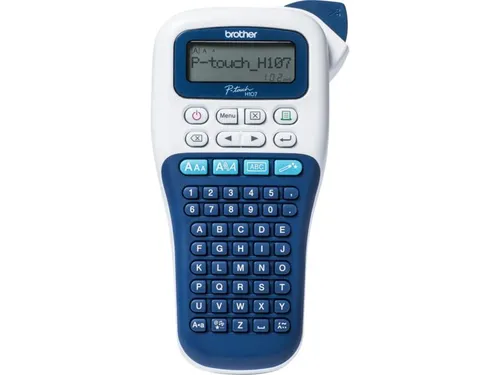 Brother P-touch PT-H107B - Etikettiermaschine mit 180 dpi, vielseitig für TZe-Schriftbänder von 3,5-30 mm