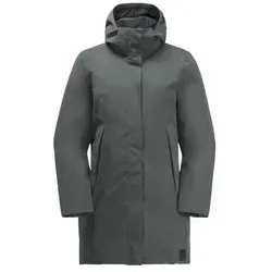 Jack Wolfskin Damen Salier Wintermantel - Slate Green XL - Funktionsjacke mit hochwertiger PRIMALOFT® Füllung für optimalen Kälte- und Wetterschutz. Atmungsaktiv, wind- und wasserdicht, ideal für Winterabenteuer.