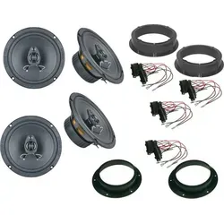 Ground Zero Boxen Set für VW Tiguan 5N AD1 (07-15) – 240 Watt - KFZ-Lautsprecherboxen Set für VW Tiguan 5N AD1, leistungsstarkes 2-Wege Koaxial-System mit HQPP-Membran für klaren Sound und einfache Installation.