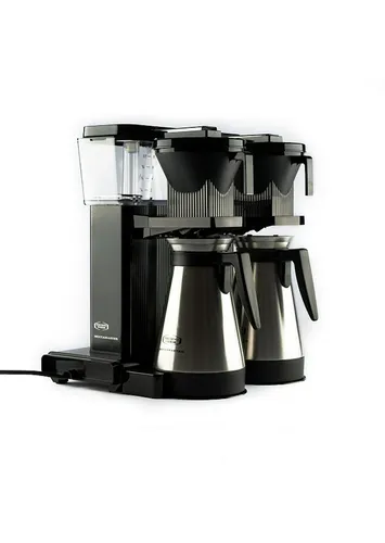 MOCCAMASTER Filterkaffeemaschine KBGT20 - Kaffeemaschine mit 2900W Leistung und praktischer Thermoskanne, ideal für bis zu 20 Tassen Filterkaffee, ausgestattet mit Anti-Tropf-System für sauberes Ausgießen.
