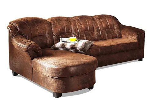 Home affaire Ecksofa Budapest zeitlos & elegant, bequeme Armlehnen, L-Form, wahlweise mit Bettfunktion, mit Recamiere oder Ottomane