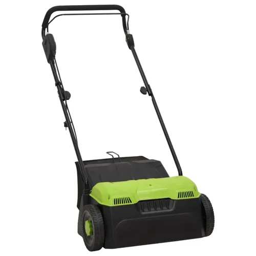 vidaXL 2-in-1 Elektro-Rasenlüfter 1500 W - Vertikutierer für einen gesunden Garten mit 2-in-1 Funktion: Vertikutieren und Harken, variable Arbeitstiefen und 30-Liter Auffangbeutel für effiziente Pflege.
