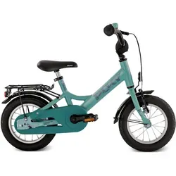 Puky YOUKE 12 Gutsy Green - Kinderfahrrad für kleine Abenteurer, 12 Zoll Laufrad, leichtes Aluminium, V-Brake und Rücktrittbremse für sichere Fahrten.