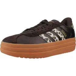 adidas Damen VL Court Bold Schuhe – Aurora Coffee/Crystal Linen/Matte Gold, 38 EU - Stylische Damen Sneaker mit regulärer Passform, aus hochwertigem Leder und Textil, ideal für den Alltag und mit flexibler Gummisohle für optimalen Komfort.