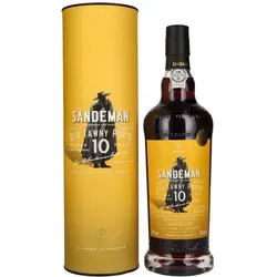 Sandeman 10 Years OLD TAWNY Porto in Geschenkbox, 0,75l - Eleganter 10 Jahre alter Tawny Porto in stilvoller Geschenkbox. Genießen Sie die komplexen Aromen reifer Früchte und Nüsse – perfekt für besondere Anlässe.