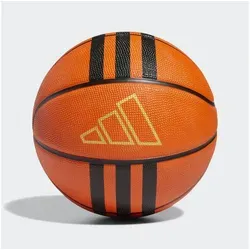 adidas Unisex 3-Stripes Rubber X3 Basketball - Basketball in Größe 7 mit Butyl-Blase, ideal für Spiel und Training, ausgestattet mit 3-Streifen Logo und Print für optimalen Grip.