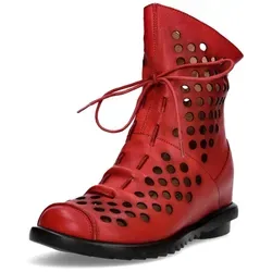 LAURA VITA Cyrielle 11 Schnürstiefelette - Wanderschuhe mit verstellbarem Reißverschluss, aus hochwertigem Echtleder für optimalen Tragekomfort und stilvolles Design.