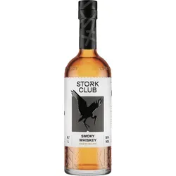 Stork Club Smoky Rye Whiskey - Hochwertiger Roggenwhiskey aus dem Spreewald, mit rauchigen Noten und intensiven Aromen, ideal zum puren Genuss oder zu Roggenbrot.