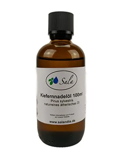 Sala Kiefernadelöl Kiefernnadelöl Pinus sylvestris naturrein ätherisches Öl (100 ml Glasflasche)