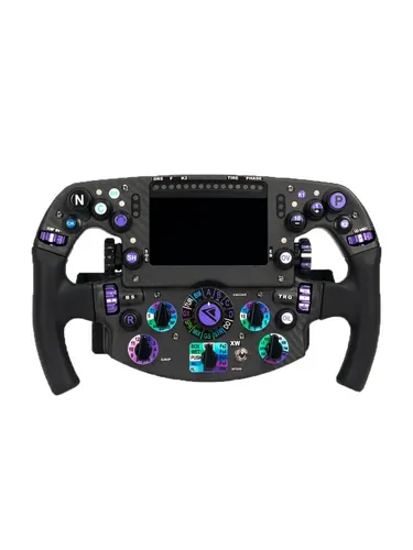 CONSPIT PW1 Formula Wheel - Sim Racing Zubehör - Erleben Sie das ultimative Sim Racing mit dem CONSPIT PW1 Formula Wheel. Hochwertige Carbonfaser, präzise Schaltwippen und ein hochauflösendes Renn-Display sorgen für authentische Renn-Performance.