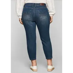 Sheego Stretch-Jeans in 7/8-Länge mit Destroyed-Effekten - Jeans in Größe 58, bequem und stylish mit Destroyed-Effekten. Ideal für einen lässigen Look in der Freizeit.