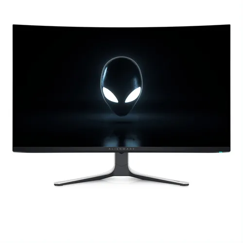 32" Dell Alienware AW3225QF - 4K QD-OLED Gaming Monitor - Monitore: 32" Curved Gaming Monitor mit 240Hz Bildwiederholrate für flüssige Spiele und beeindruckender QD-OLED-Technologie für lebendige Farben und tiefere Schwarztöne.
