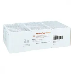 Macucap AMD Kapseln 211 g - Augenpflege zur Unterstützung bei altersbedingter Makuladegeneration (AMD), mit antioxidativen Vitaminen und Mineralien für einen gesunden Augenschutz.