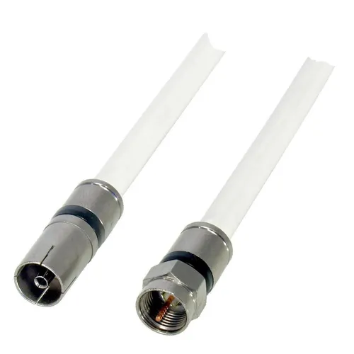 Televes Anschlusskabel 5.0m FS-KK 2050 - Antenne/TV Koaxial Kabel - Hochwertiges 5 m Koaxialkabel mit F-Anschlüssen für eine zuverlässige Verbindung von Antenne oder TV. Ideal für den professionellen Einsatz.