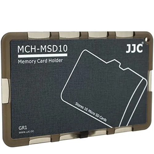 Mini-Speicherkartenetui im Kreditkartenformat für bis zu 10 Karten vom Typ microSD, microSDHC, micro SDXC