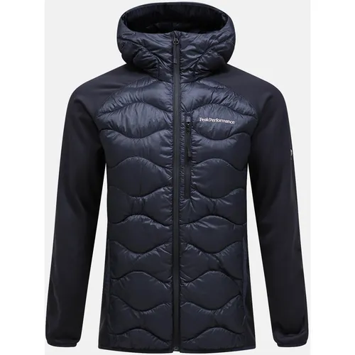Herren Hybridjacke HELIUM DOWN HYBRID HOOD M - Funktionsjacke mit Kapuze, leicht und verstaubar, bietet optimale Bewegungsfreiheit durch Stretchjersey-Einsätze und Ärmel.