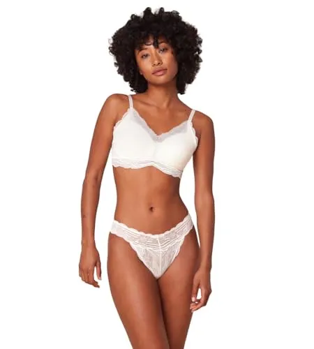 Triumph Damen Lift Smart P EX Bra - Ecru White (2er Pack) - Funktionsunterwäsche mit verdecktem Push-up-Effekt und elastischen 4D-Schaum-Cups für optimalen Halt und Tragekomfort.