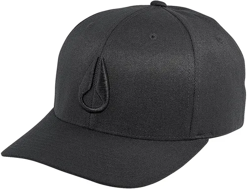 NIXON DEEP DOWN FLEXFIT Cap 2026 all black - L/XL