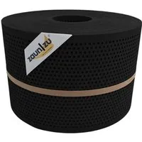 zaun zu® Sichtschutz Gelocht Quadrat Muster für Doppelstabmatten Schwarz 50m - Gartenzäune mit modernem Quadrat-Lochmuster für eleganten Sichtschutz, ideal für stilvolle Privatsphäre im Garten.