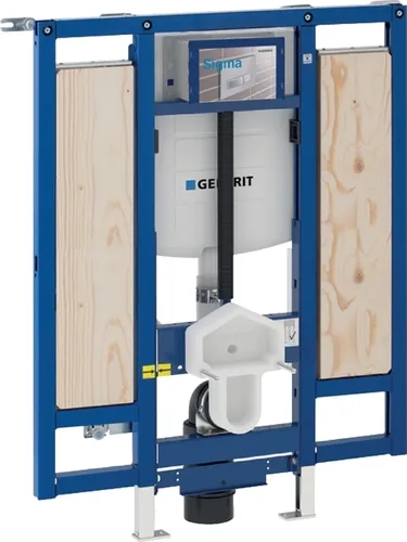 Geberit Duofix Wand-WC-Element 111904005 - Spülkästen für barrierefreies Bauen, höhenverstellbar von 41-49 cm, ideal für individuelle Anpassungen im Bad.