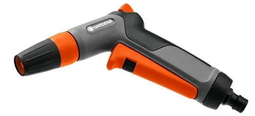 Gardena Classic Reinigungsspritze - Ergonomische Wasserspritze mit Impulsauslöser, stufenlos einstellbarer Wasserstrahl und Frostschutz für optimale Handhabung