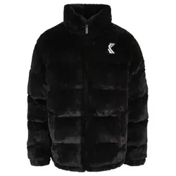 KARL KANI Herren KM214-014-1 OG Fake Fur Puffer Jacket - Funktionsjacke aus 100% Polyester, klassischer Stil mit hoch geschlossenem Ausschnitt für optimalen Schutz gegen Kälte – ideal für den Winter.