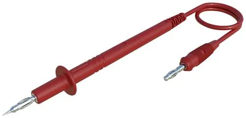 Hirschmann Test & Measurement PL 3 rot / red Messleitung 4 mm-Stecker Lamellenstecker 4mm 1.00m Rot 1St.