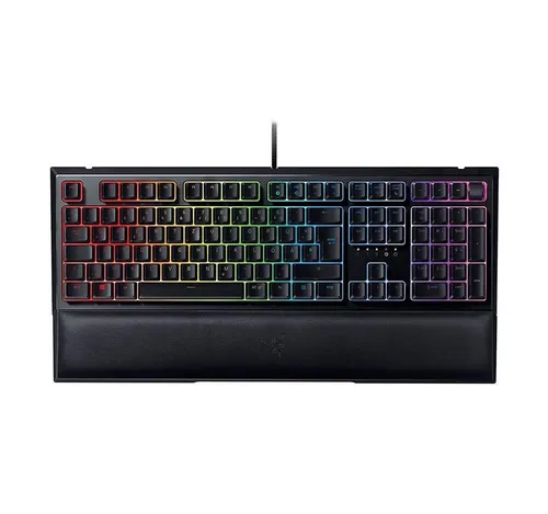 RAZER Ornata V2 Gaming-Tastatur - Tastaturen mit Mecha-Membrane Switches für ein präzises Tippgefühl und Chroma RGB-Beleuchtung für anpassbare Effekte.