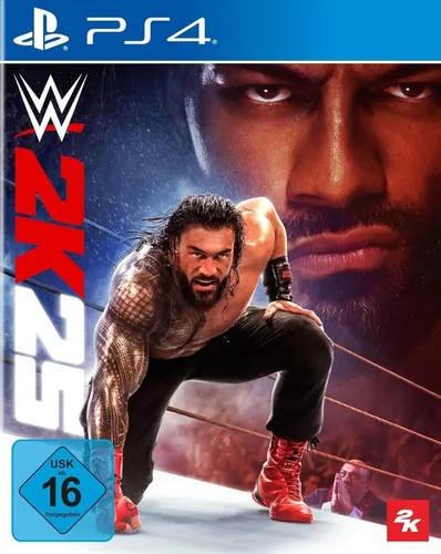 WWE 2K25 - PS4 - Erlebe das ultimative Wrestling-Spiel mit über 300 Charakteren, darunter Legenden und aktuelle Superstars. Neue Modi wie 2K Showcase und intergender Wrestling bieten unvergleichlichen Spielspaß!