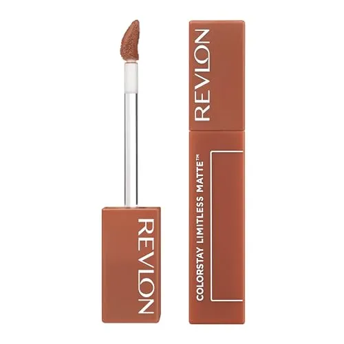 Revlon ColorStay Limitless Matte Liquid Lipstick, Flüssiger Matter Lippenstift, Angereichert mit Dreifacher Hyaluronsäure, 100% Vegane Formel, Ultra Langanhaltend, 003 Upper Hand