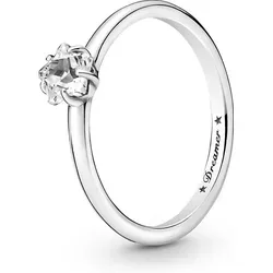 Pandora Celestial Sparkling Star Solitär-Ring 190026C01 58 - Eleganter Solitär-Ring aus Sterling-Silber mit funkelndem sternförmigen Cubic Zirkonia. Das strahlende Design bringt Glamour in jedes Outfit und ist ideal zum Kombinieren mit anderen Ringen.