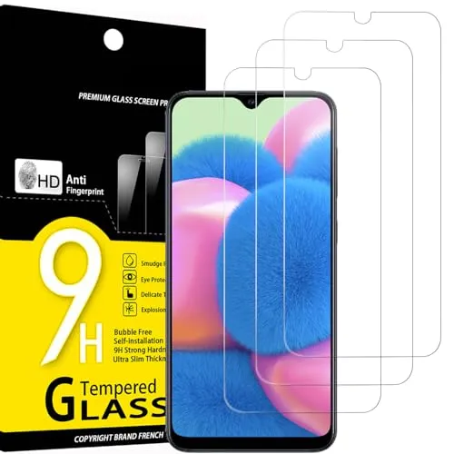 NEW'C 3 Stück für Samsung Galaxy A30s, Samsung Galaxy A40s für Panzerglas, Frei von Kratzern, 9H Härte, HD Displayschutzfolie, 0.33mm Ultra-klar, Ultrabeständig