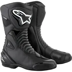 Alpinestars SMX S Waterproof Motorradstiefel, schwarz, Größe 37 - Hochwertige Motorradstiefel mit atmungsaktiver, wasserdichter Membran für optimalen Komfort und Schutz. Ideal für anspruchsvolle Fahrer.