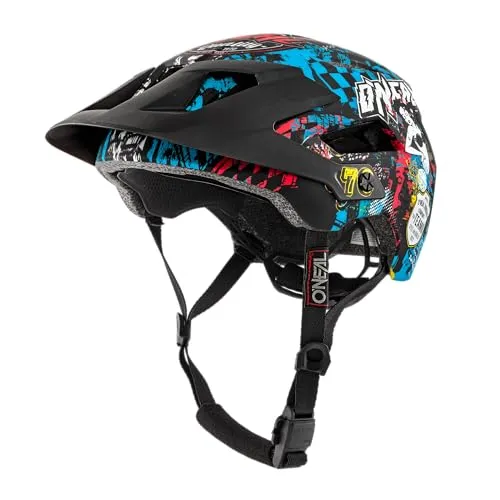 O'Neal All-Mountain-Bike-Helm RK-0090 - Fahrradhelm für unisex Erwachsene, mit verstellbarer Passform und leichtem Polycarbonat-Material für optimalen Kopfschutz beim Radsport.