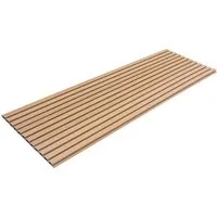 WPC Fassadenverkleidung DUVAR - Teak, 2m2 - Wand & Decke: Hochwertige WPC Fassadenverkleidung mit effektiver Schalldämmung, erhältlich in Anthrazit, Hellgrau und Teak für eine ästhetisch ansprechende Gestaltung.