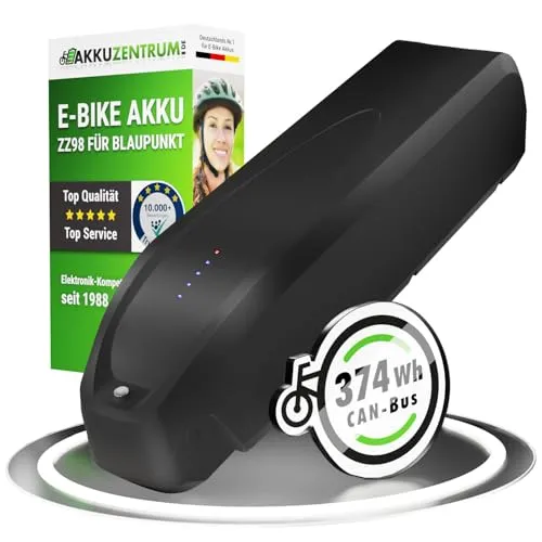 MARATRON Ersatzakku Downtube ZZ98 - 36V 10,4Ah (374Wh), 100% kompatibel für Prophete BLAUPUNKT E-Bikes, kein neues Ladegerät erforderlich!