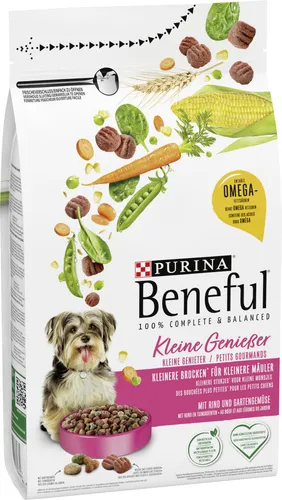 Beneful Hundefutter Kleine Genießer mit Rind und Gartengemüse 1,4 kg - Trockenfutter für Hunde, enthält hochwertiges Rind und frisches Gartengemüse für einen vollwertigen Geschmack und gesunde Ernährung.