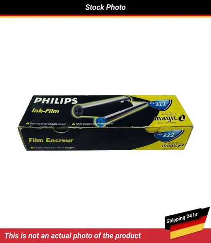 Philips PFA 322 Inkfilm für Magic 2 Serien - Schwarzer Thermotransfer-Inkfilm für bis zu 150 Seiten, ideal für zuverlässige und klare Druckergebnisse in Faxgeräten der Magic 2 Serien.