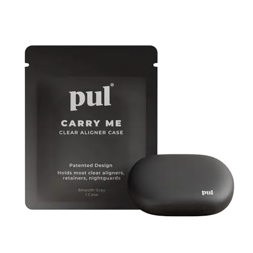 The Pultool PUL Clear Aligner & Retainer-Etui | Belüftete, kompakte Dental-Aufbewahrungsbox für Invisalign und Retainer | BPA-freies und reisefreundliches Design