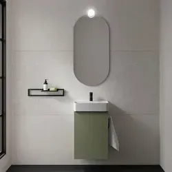 Badezimmermöbel AIDA 440 1 Tür mit Soft-Close GREEN FOREST 440 x 263 x 620 mm