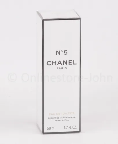 Chanel No. 5 Eau de Toilette Refill 50 ml - Damenparfüm, zeitloser Duftklassiker mit floralen Noten, ideal für die elegante Frau.