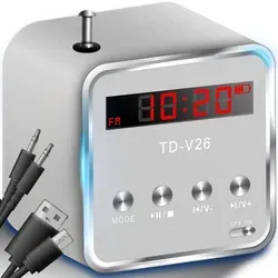 Retoo Mini Lautsprecher Portable Kabelloser Lautsprecher mit FM Radio - Kompakter Radio Lautsprecher für unterwegs, mit FM Radio und USB/microSD Unterstützung. Ideal für Strand, Garten oder Party – einfach überall Musik genießen!