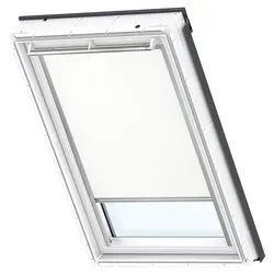 VELUX Verdunkelungsrollo uni weiß manuell DKL UK04 1025SWL - Rollos für optimale Verdunkelung: Ideal für Schlaf- und Kinderzimmer, mit stufenloser Positionierung und effektiver Thermobeschichtung für besseren Hitzeschutz.